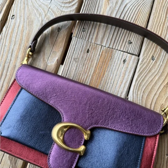 Coach multicolor shoulder bag - Picture 2 of 5